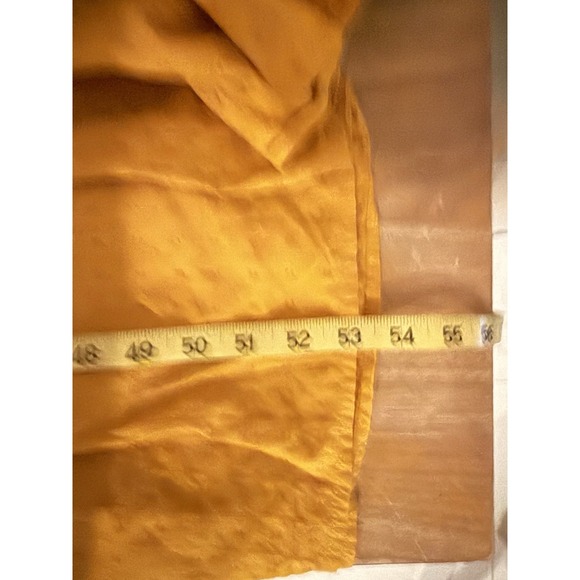 Universal Thread Eyelet Ruffle Midi Dress Mustard Yellow Size XL Cottagecore - Picture 12 of 12